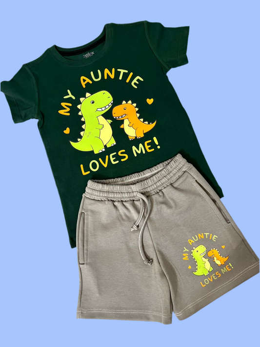 CONJUNTO CAMISETA+PANTALONETA LOVES ME